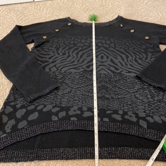 Desigual Gaea Jumper Sweater Animal Print 17WWJF50 Pullover XS - Picture 6 of 7